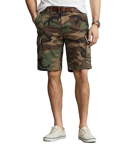 Polo Ralph Lauren Big & Tall Relaxed-Fit Camo Print Cargo 10" and 12" Inseam Shorts