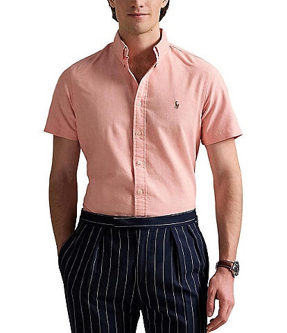 Polo Ralph Lauren Big & Tall Short Sleeve Oxford Woven Shirt