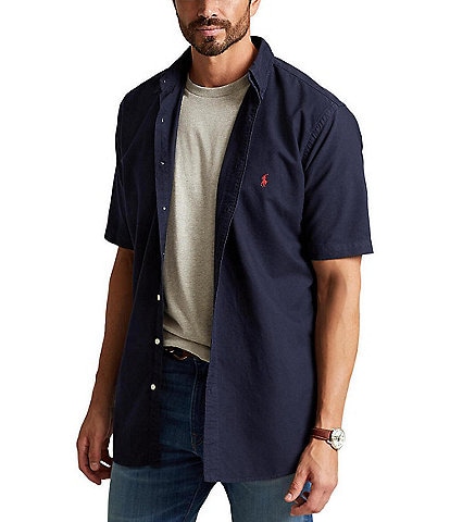 Polo Ralph Lauren Big & Tall Short Sleeve Oxford Woven Shirt