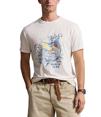 Polo Ralph Lauren Big & Tall Slub Jersey Graphic Short Sleeve T-Shirt