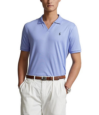 Polo Ralph Lauren Big & Tall Soft Cotton Johnny Collar Short Sleeve Polo Shirt