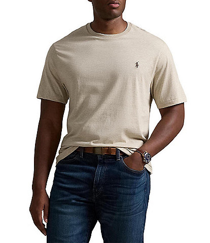 Polo Ralph Lauren Big & Tall Solid Short Sleeve T-Shirt