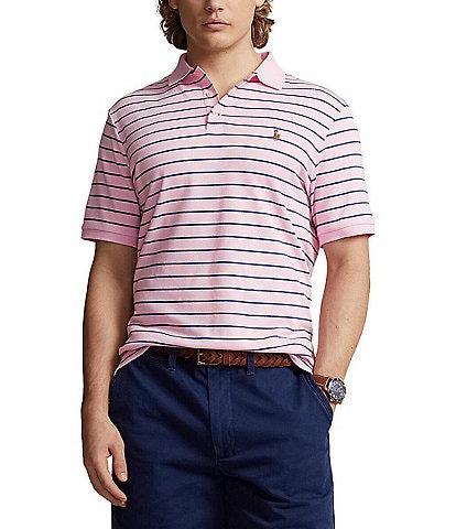 Polo Ralph Lauren Big & Tall Stripe Soft Cotton Short Sleeve Polo Shirt