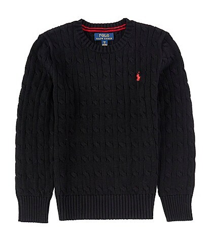 Polo Ralph Lauren Big Boys 8-20 Long Sleeve Cable Knit Sweater