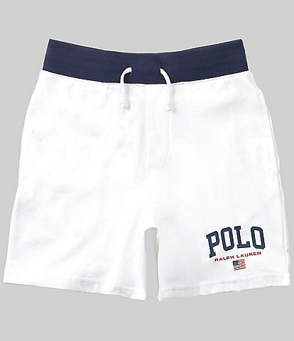 Polo Ralph Lauren Big Boys 8-20 Flag Logo Jersey Shorts
