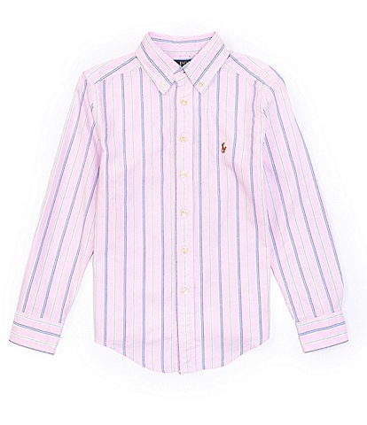 Polo Ralph Lauren Big Boys 8-20 Long Sleeve Striped Oxford Shirt