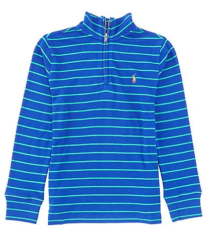 Polo Ralph Lauren Big Boys 8-20 Long-Sleeve Striped Quarter-Zip Pullover