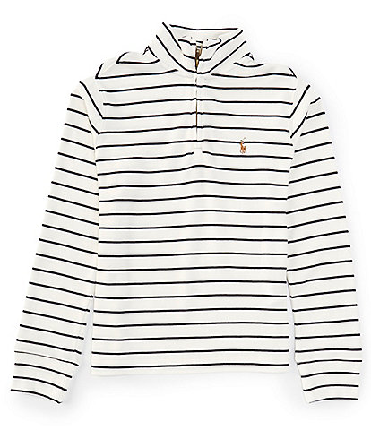 Polo Ralph Lauren Big Boys 8-20 Long-Sleeve Striped Quarter-Zip Pullover