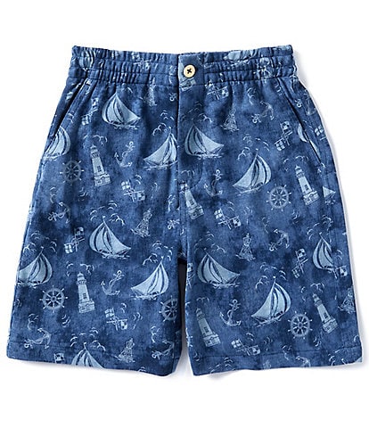 Polo Ralph Lauren Big Boys 8-20 Nautical Print Mesh Shorts