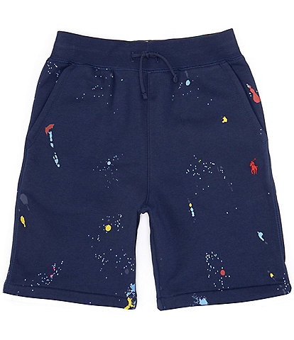 Polo Ralph Lauren Big Boys 8-20 Paint-Spatter Fleece Shorts