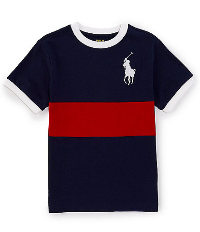 Polo Ralph Lauren Big Boys 8-20 Short Sleeve Big Pony Heavyweight Jersey T-Shirt