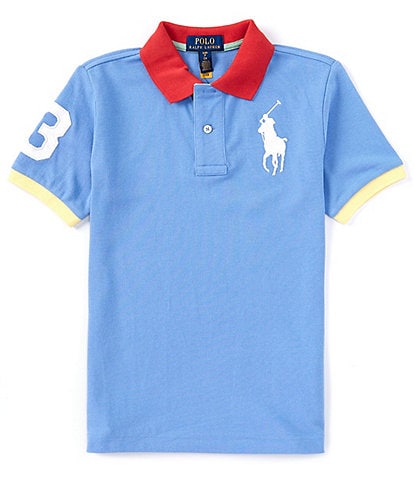 Polo Ralph Lauren Big Boys 8-20 Short Sleeve Big Pony Mesh Polo Shirt