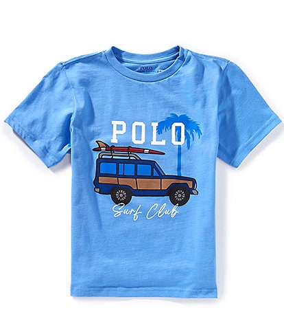 Polo Ralph Lauren Big Boys 8-20 Short Sleeve Car Graphic Jersey T-Shirt