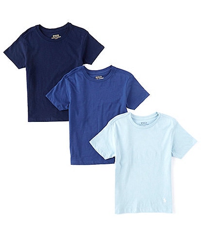 Polo Ralph Lauren Big Boys 8-20 Short-Sleeve Classic Crewneck T-Shirt 3-Pack