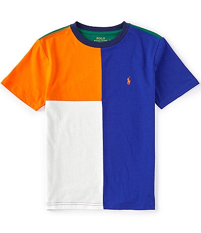 Polo Ralph Lauren Big Boys 8-20 Short Sleeve Color Block Jersey T-shirt