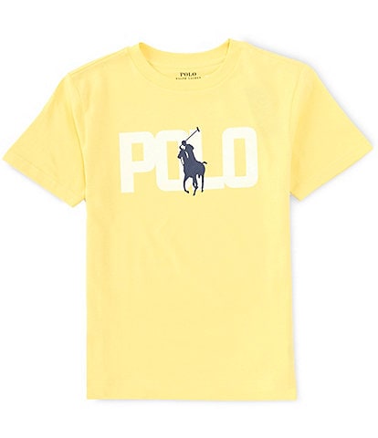 Polo Ralph Lauren Big Boys 8-20 Short Sleeve Color Changing Logo Jersey T-Shirt