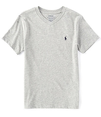 Polo Ralph Lauren Big Boys 8-20 Short-Sleeve Essential V-Neck T-Shirt