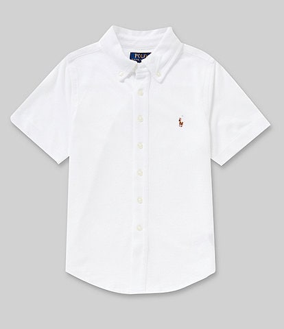 Polo Ralph Lauren Big Boys 8-20 Short Sleeve Knit Oxford Shirt