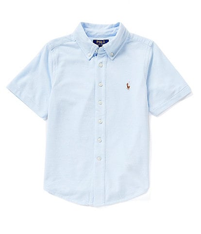 Polo Ralph Lauren Big Boys 8-20 Short Sleeve Knit Oxford Shirt