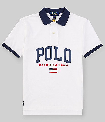 Polo Ralph Lauren Big Boys 8-20 Short-Sleeve Logo Heavyweight Jersey Polo Shirt