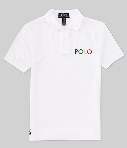 Polo Ralph Lauren Big Boys 8-20 Short Sleeve Ombre Logo Mesh Polo Shirt