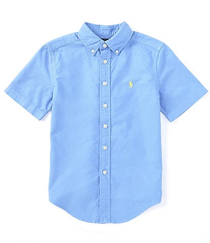 Polo Ralph Lauren Big Boys 8-20 Short Sleeve Oxford Shirt