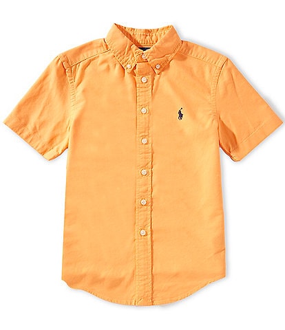 Polo Ralph Lauren Big Boys 8-20 Short Sleeve Oxford Shirt