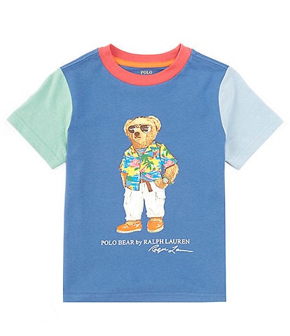 Polo Ralph Lauren Big Boys 8-20 Short Sleeve Polo Bear Colorblock T-Shirt