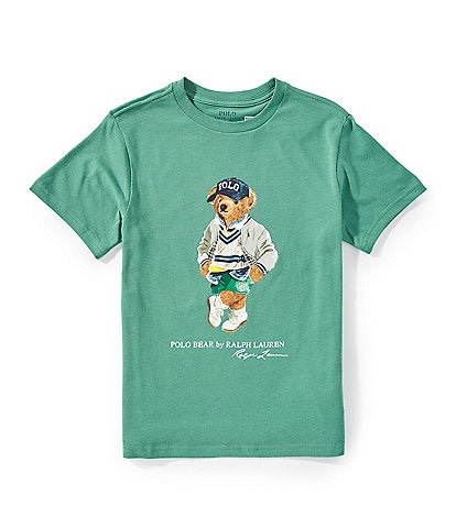 Polo Ralph Lauren Big Boys Short-Sleeve Polo Bear Jersey T-Shirt