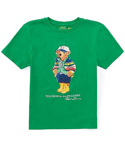 Polo Ralph Lauren Big Boys 8-20 Short Sleeve Polo Bear Jersey T-Shirt