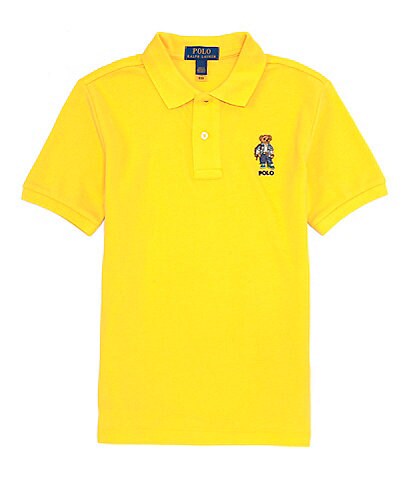 Polo Ralph Lauren Big Boys 8-20 Short Sleeve Polo Bear Mesh Polo Shirt