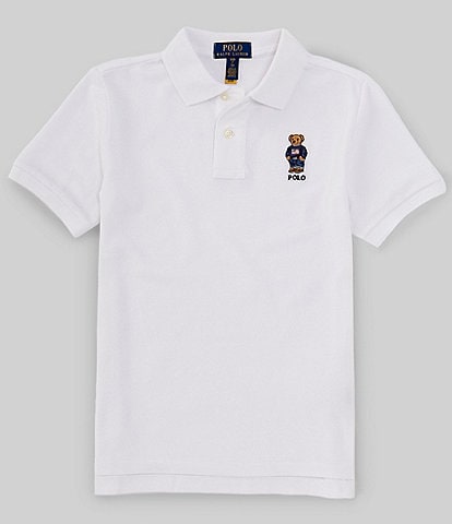 Polo Ralph Lauren Big Boys 8-20 Short Sleeve Polo Bear Mesh Polo Shirt