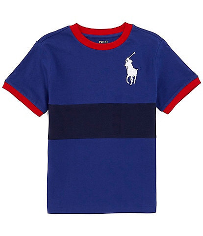 Polo Ralph Lauren Big Boys 8-20 Short Sleeve Ringer Colorblock T-Shirt