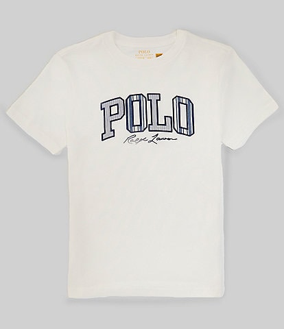 Polo Ralph Lauren Big Boys 8-20 Short Sleeve Striped Logo Jersey T-Shirt