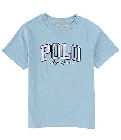 Polo Ralph Lauren Big Boys 8-20 Short Sleeve Striped Logo Jersey T-Shirt
