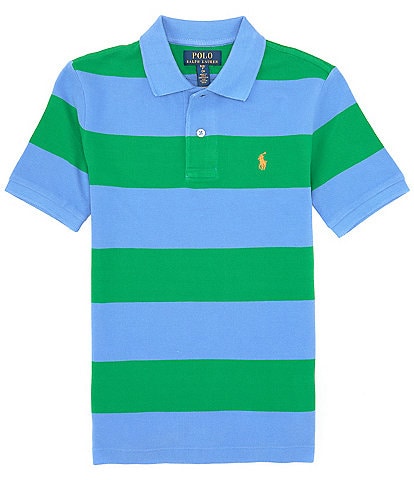 Polo Ralph Lauren Big Boys 8-20 Short Sleeve Striped Mesh Polo Shirt