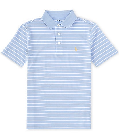 Polo Ralph Lauren Big Boys 8-20 Short-Sleeve Striped Performance Jersey Polo Shirt