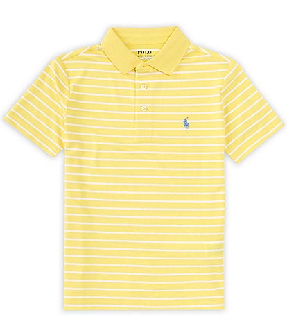 Polo Ralph Lauren Big Boys 8-20 Short-Sleeve Striped Performance Jersey Polo Shirt