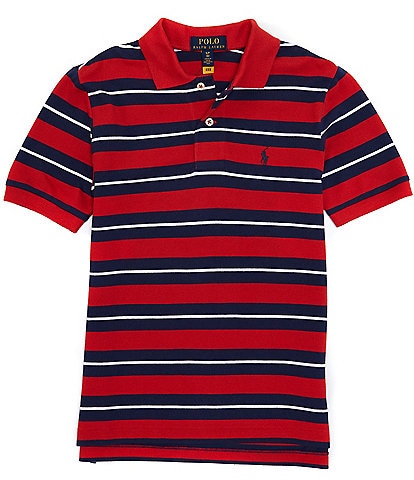Polo Ralph Lauren Big Boys 8-20 Striped Mesh Multi Polo Shirt