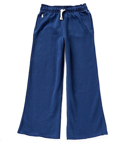 Polo Ralph Lauren Big Girls 7-16 Athletic Wide-Leg Fleece Pants