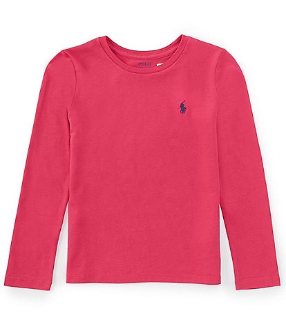 Polo Ralph Lauren Big Girls 7-16 Long Sleeve Jersey T-Shirt