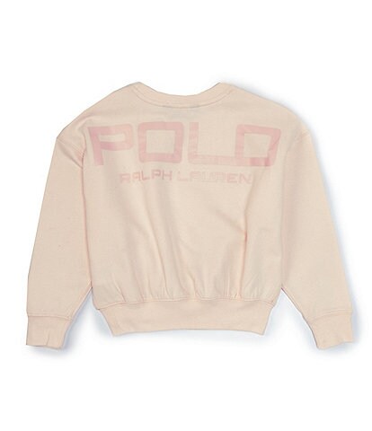 Polo Ralph Lauren Big Girls 7-16 Long-Sleeve Logo Fleece Sweatshirt