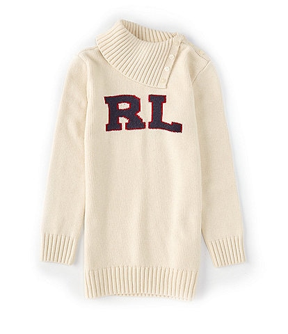 Polo Ralph Lauren Big Girls 7-16 Long-Sleeve Logo Turtleneck Sweater