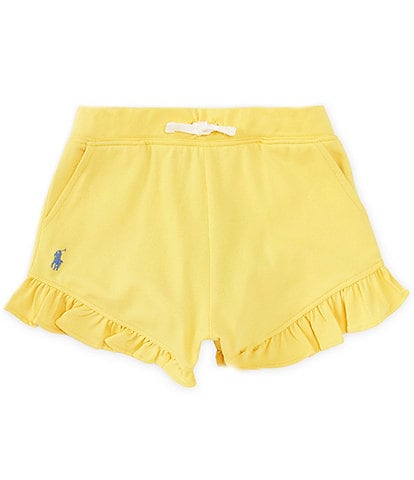 Polo Ralph Lauren Big Girls 7-16 Ruffled Stretch Mesh Shorts