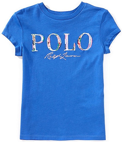 Polo Ralph Lauren Big Girls Short-Sleeve Logo Jersey T-Shirt