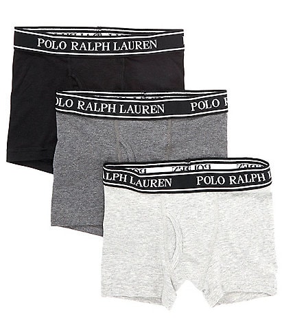 Polo Ralph Lauren Little/Big Boys 4-20 Assorted Stretch Boxer Briefs 3-Pack