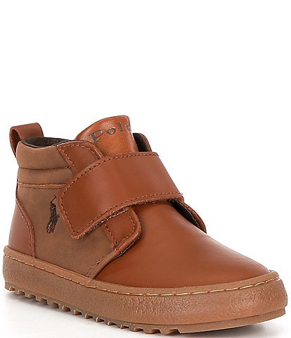 Polo Ralph Lauren Boys' Camdyn EZ Leather and Suede Hi-Top Sneakers (Infant)