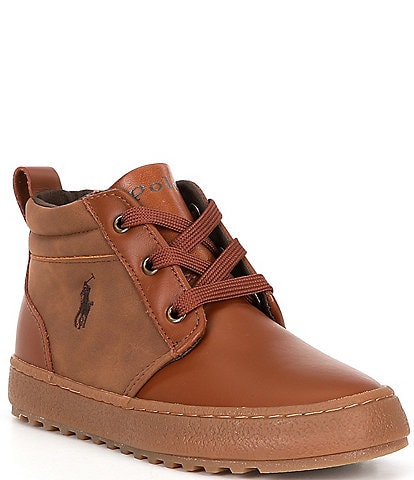 Polo Ralph Lauren Boys' Camdyn Leather and Suede Sneakers (Toddler)