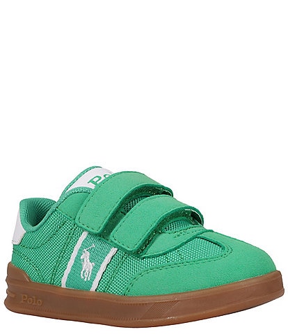 Polo Ralph Lauren Boys' Heritage Court III T-Toe Double Band Sneakers (Toddler)