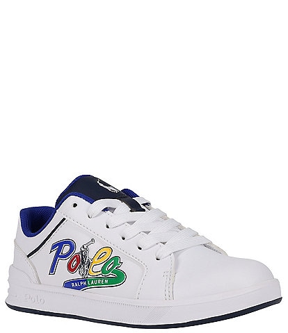Polo Ralph Lauren Boys' Heritage Court IV Graphic Lace-Up Sneakers (Youth)